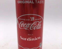 CCC273 Original "Sardinien" 2017 Austria 2 EURO Coke Can Collection, Cola Dosen Sammlung, Coke Collector, Coke Collection