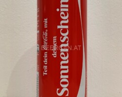 CCC276 Coca Cola Original "Teil Dein Coke mit Deinem Sonnenschein" 2013 Austria 2 EURO Coke can collector Coke Can Collector