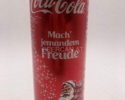 CCC295 Mach jemanden eine Freude Christmas Edition 2016 Austria 2 EURO Coke Can Collection, Cola Dosen Sammlung, Coke Collector, Coke Collection
