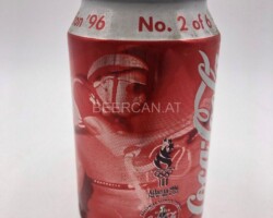 CCC310  Olympic Collection ´96 No.2 of 6 1996 Austria 2 EURO Coke Can Collection, Coke Can Collector, Cola Dosen Sammlung