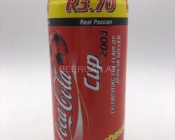 CCC318 African Soccer CUP 2003 450ml 2003 South Africa 4 EURO Coke Can Collection, Coke Can Collector, Cola Dosen Sammlung