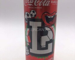 CCC327 Italia Euro 2012 "L" 2012 Italia 2 EURO Coke Can Collection, Coke Can Collector, Cola Dosen Sammlung