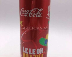 CCC329 LE LE OH Brazil! FIFA World Cup Brasil 2014 Austria 2 EURO Coke Can Collection, Coke Can Collector, Cola Dosen Sammlung