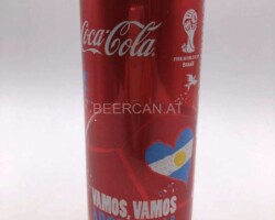 CCC331 Vamos, Vamos Argentina  FIFA World Cup Brasil 2014 Austria 2 EURO Coke Can Collection, Coke Can Collector, Cola Dosen Sammlung