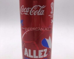CCC333 Allez les Bleus! Fifa World Cup Brasil 2014 Italia 2 EURO Coke Can Collection, Coke Can Collector, Cola Dosen Sammlung