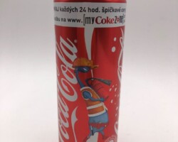 CCC351 My Coke Zone 250ml Slim Can 2011 Czech Republic 2 EURO