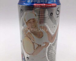 CCC414 Coke Light Maria Sharapova China Open Edition 2004 China 3 EURO Coke can colection, coke can set, coke collector