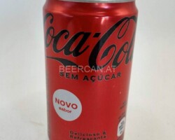 CCC434 Coca Cola Sem Acucar 220ml Brasil 2 EURO Coke can colection, coke can set, coke collector