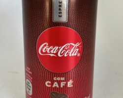 CCC436 Coca Cola com Cafe 220ml  2021 Brasil  2 EURO Coke can colection, coke can set, coke collector