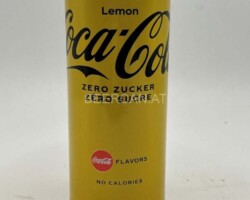 CCC442 Coca Cola Zero Flavors Lemon  Slim 250ml 2021 for Austria &amp; Switzerland Belgium 2 EURO Coke can colection, coke can set, coke collector