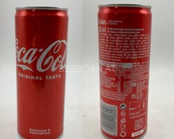 CCC457 Coca-Cola 250ml Slim Can 2022 Slovenia 2 EURO  Coke can collector Coke Can Collector