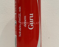 CCC469 Coca Cola Original "Teil Dein Coke mit Deinem Guru" 2013 Austria 2 EURO Coke can collector Coke Can Collector