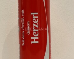 CCC470 Coca Cola Original "Teil Dein Coke mit Deinem Herzerl" 2013 Austria 2 EURO Coke can collector Coke Can Collector