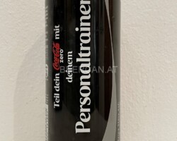 CCC473 Coca Cola Zero "Teil Dein Coke mit Deinem Personaltrainer" 2013 Austria 2 EURO Coke can collector Coke Can Collector