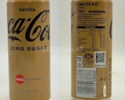 CCC476 Coca-Cola Vanilla Zero Sugar Sweden 2 EURO Coke can collector Coke Can Collector