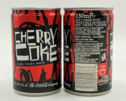 CCC493 Cherry Coke 1997 Small 150ml Can UK 2 EURO  Coke can collector Coke Can Collector