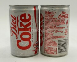 CCC494 Diet Coke 1996 Small 150ml Can UK  2 EURO  Coke can collector Coke Can Collector