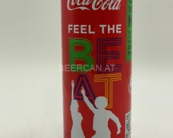 CCC521 Coca-Cola Original "Feel the Beat" 2013 Austria 330ml Slim Can 2 EURO Coke can collector, Coca Cola Collection, Coke Collector