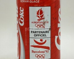 CCC574 Coca-Cola Original "Albertville 92 / Barcelona 92" 1992 France 330ml 2 EURO Coke can collector, Coca-Cola Collection, Coke Collector