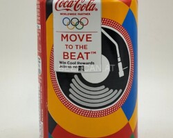 CCC585 Coca-Cola Original "Move To The Beat" 2012 Belgium 330ml 2 EURO Coke can collector, Coca-Cola Collection, Coke Collector