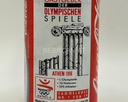 CCC615 Coca-Cola Original "Gastbeber der Olympischen Spiele - Athen 1896 Sammeldose 1 von 19" 1992 Germany 330ml 2 EURO Coke can collector, Coca Cola Collection, Coke Collector