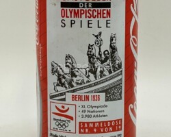 CCC618 Coca-Cola Original "Gastbeber der Olympischen Spiele - Berlin 1936 Sammeldose 9 von 19" 1992 Germany 330ml 2 EURO Coke can collector, Coca Cola Collection, Coke Collector