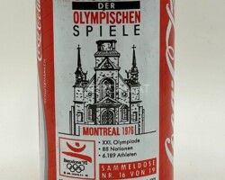 CCC620 Coca-Cola Original "Gastbeber der Olympischen Spiele - Montreal 1976 Sammeldose 16 von 19" 1992 Germany 330ml 2 EURO Coke can collector, Coca Cola Collection, Coke Collector