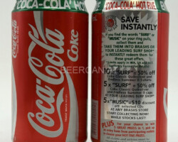 CCC658 Coca Cola Hot Five Edition 1994 Australia 375ml 3 EURO Coke Can Collection Australia, Australian Coke Can Collector