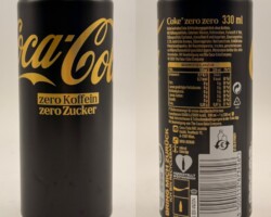 CCC669 Coca-Cola Zero Koffein, Zero Zucker 2026 Austria 330ml 3 EURO, Coke Can Collection Austria, Coca-Cola Dosen Sammlung