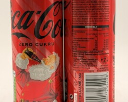CCC672 Coca Cola Zero Christmas Edition Czech 2025 Czech Republic 330ml 3 EURO, Coke Can Collection Austria, Coca-Cola Dosen Sammlung