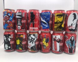 CCS004 Coca Cola Always Music Edition 1996 Germany 12 can set 24 EURO Coke can colection, coke can set, coke collector