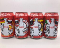 CCS020 UEFA Euro 2012 4 can set 2012 Austria 8 EURO Coke can collector Coke Can Collector