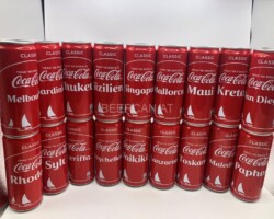 CCS025 Tourist Destination Set 18 Cans 2017 Germany 30 EURO Coke can collector Coke Can Collector