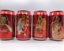 CCS046 125 Years Edition Alu Version 4 Can Set 2001 Autsria 10 EURO Coke can collector Coke Can Collector
