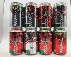 CCS047 UEFA EURO 2008 Gewinne alle 90 Minuten 8 Can Set 2008 Autsria 16 EURO Coke can collector Coke Can Collector