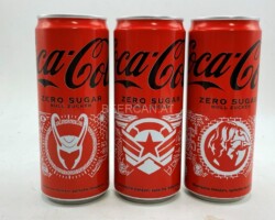 CCS062 Coca Cola Zero Avengers Edition 3 Can Set 2023 Germany 9 EURO Coke can collector Coke Can Collector