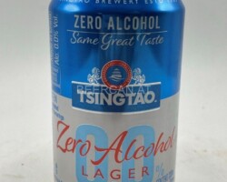 CHN045 Tsingtao Zero Alcohol Lager, Imprt New Zealand and Australia, Chinese Beer can collection, beer can collector China