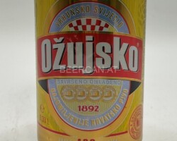 CRO035 Ozujsko Vrhunsko Svijetlo Pivo Cold Edge 33cl, Croatian beer can collection, Bierdosensammler Kroatien