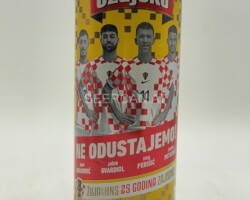 CRO037 Ozujsko Ne Odustajemo! 25 Codina, Croatia National Team Pivo, Croatian beer can collection, Bierdose Kroatien
