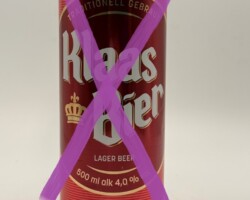 CRO074 Klaas Bier Lager Beer, Croatoian Craft Beer, Croatia Beer Can Collector, Kroatische Bierdosen, Bierdose Kroatien