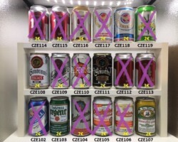 CZE102-119 Birell, Bohemia Regent, Budweiser Budvar, Dr. Bier Mineralini Pivo, Gambrinus Pilsen, Gambrinus Cech, Galasek, Rosicky, Nedved, Koller, Golden Pheasant, Goldener Fasan, Hanacke Pivo 330ml, Czech Republic Beer Cans, Czech beer cans, beer can collection Czech, Tschechische Bierdose