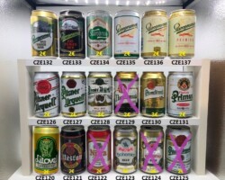 CZE120-137 Litovel Lagerbier, Mestan, Nitra Bier, Old Bohemia Beer, Pilsner Urquell, Primus Plzensky, Staropramen Das Prager Bier, Starobrno Traditional Czech Beer, Premium, Czech beer cans, beer can collection Czech, Tschechische Bierdose