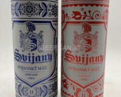 CZE181-182 Svijany Svijansky Maz Svetly Lezak, Czech Beer can collection, beer can Czech Republic