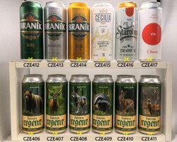 CZE406-417 Bohemia Regent LOVU ZDAR Hunting Edition #2, Branik Svetly, Branik Jedenactka, Branik Lezak, Cecilia Hand Crafted Beer, Starobrno Tradicni, Obera IPA, Czech Beer Can Collection, Bierdosen aus Tschechien, beer Can Museum Austria