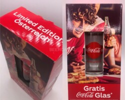 Coke Glass Limited Austria Edition 4 EUR without box /6 EUR with  box Coke Collector Coca Cola Collector Coca Cola Sammler