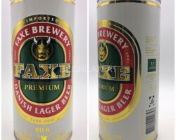 DEN098 Faxe Premium Imorted 1 liter beer can Denmark
