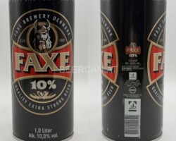 DEN171 Faxe 10% 1,0 Liter Can, Beer Can Collector, Bierdose Dänemark, Bierdosensammler