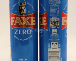 DEN187 Faxe Zero Crisp 0.0% Lager Beer Importiert aus Dänemark, for German Market 0,568 Liter, Danish beer can, alcohol free beer can, Dänische Bierdose, Faxe Beer Can Collection, faxe Can collector