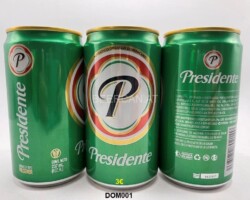 DOM001 Presidente Slim Can 237ml, Beer Can from Dominican Republic, beer can collection