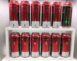 BCS001 EGGER IMMER WIEDER ÖSTERREICH 11 CAN SET AUSTRIA (2016) 30 EURO beer can set collection